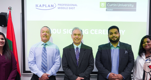 MOU Signing Kaplan Professional Middle East